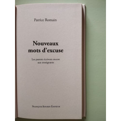 Nouveaux mots d'excuse: Les parents écrivent encore aux enseignants