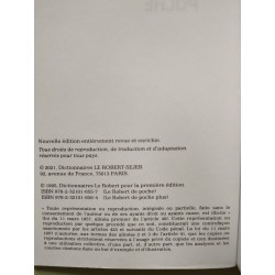 Dictionnaire Le Robert Poche