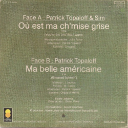 Où Est Ma Ch'mise Grise / Ma Belle Américaine