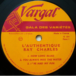 L'Authentique - Ray Charles