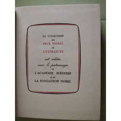 La collection des prix nobel de littérature
