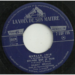 Toi L'Oiseau / Alors Raconte... / Quelle Joie / Dis-Moi Qui Je Suis