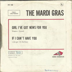 Girl I've Got News For You / If I Can't Have You