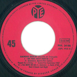 Sandie Shaw Chante En Français Un Tout Petit Pantin   Puppet On A...