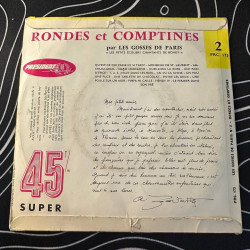 Rondes et comptines - Les gosses de Paris