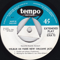 Wilbur De Paris "New" New Orleans Jazz - Vol 1