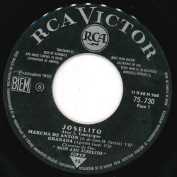 Chansons Du Film "Mon Ami Joselito"