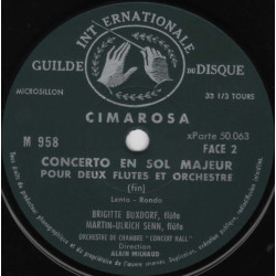 Concerto En Sol Majeur Pour Deux Flûtes Et Orchestre