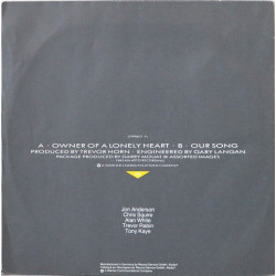 Owner Of A Lonely Heart