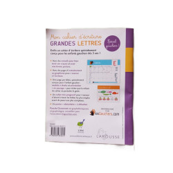Mon cahier d'écriture GRANDES LETTRES - Spécial gauchers