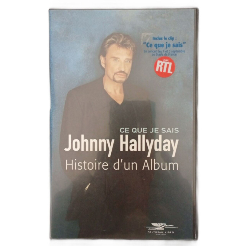 VHS - Ce que je sais Johnny Hallyday Histoire d'un album