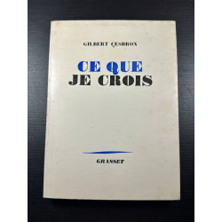 Ce que je crois