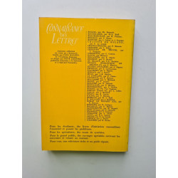 Connaissance des Lettres