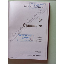 Savoir le français grammaire. 5°