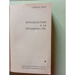 Introduction à la psychanalyse
