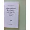 Fetes Galantes/Romances Sans Paroles/Poemes Saturniens