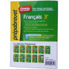 Français 3e - Prépabrevet L'examen avec mention: fiches méthodes...
