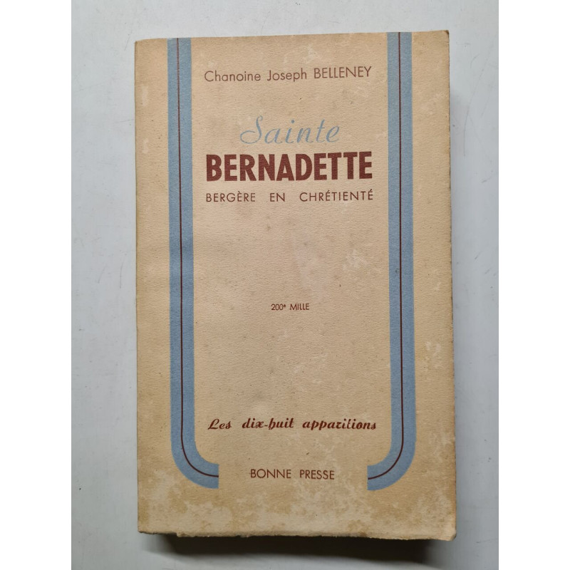 Sainte bernadette bergere en chretiente