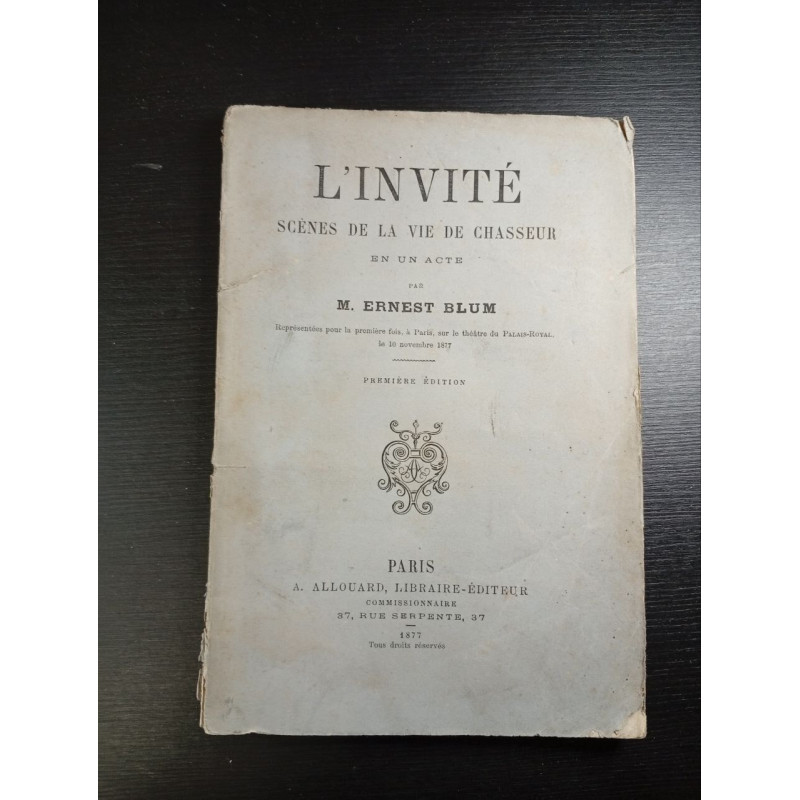 L'Invité scènes de la vie de chasseur