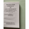 Programme commun de gouvernement