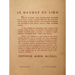 Le Masque du Lion (The Mask of a Lion)