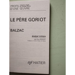 Le père Goriot Balzac