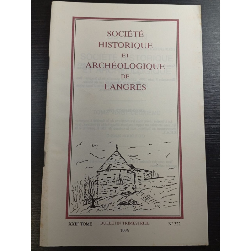 Société Historique et Archéologique de Langres n°322