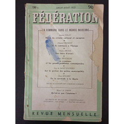 Fédération N.90- Juillet-Aout 1952