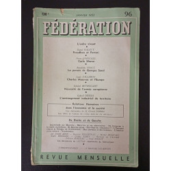 Fédération N.96 - Janvier 1953