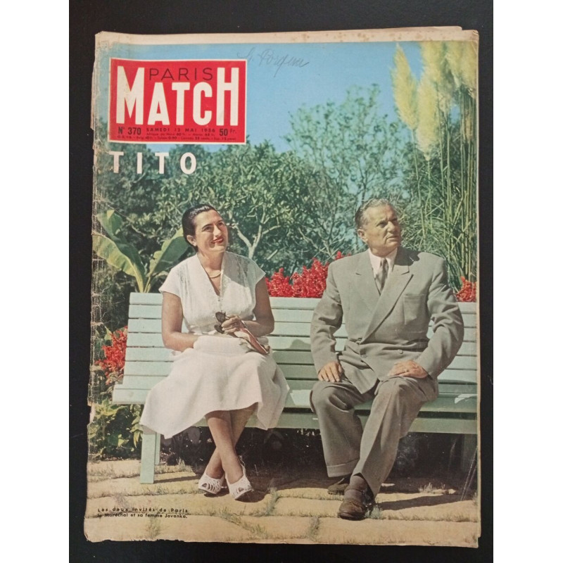Paris Match N.370 - Mai 1956