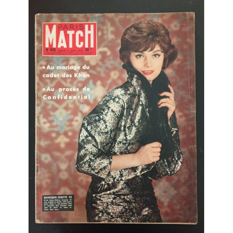 Paris Match N.439 - Sept. 1957