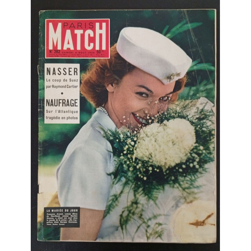 Paris Match N.382 - Aout. 1956