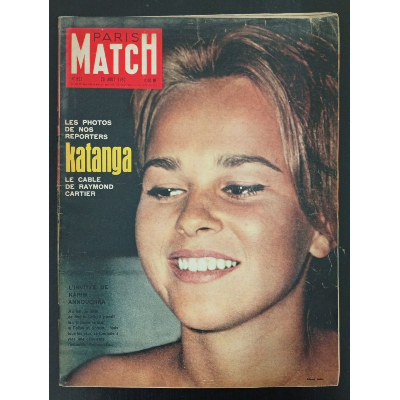 Paris Match N.593 - Aout 1960