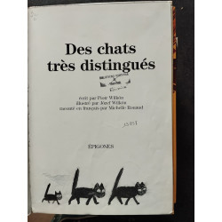 Des chats tres distingues