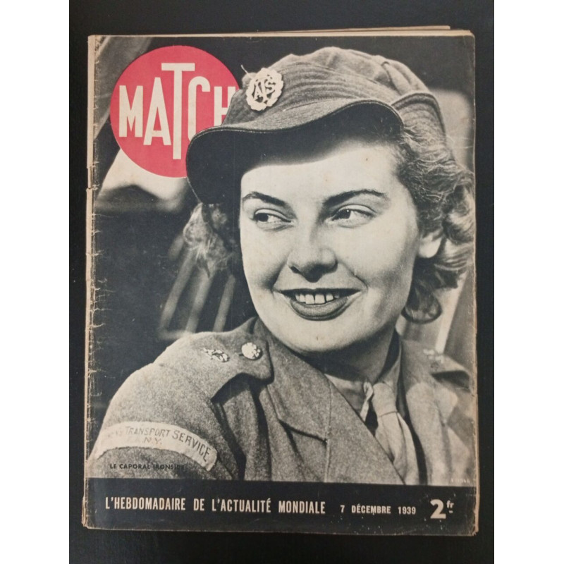 Match - 7 décembre 1939