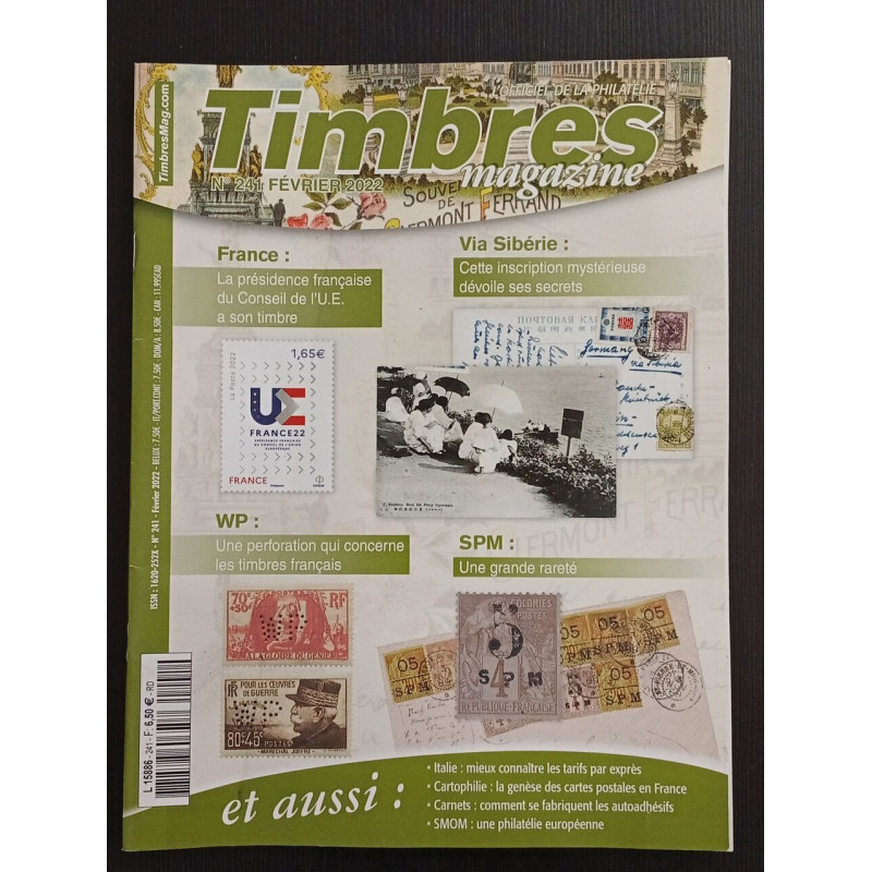 Revue Timbres Magazine N° 241