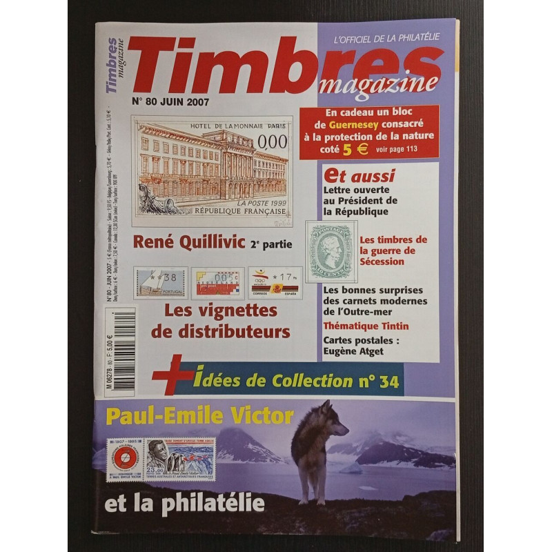 Revue Timbres Magazine N° 80