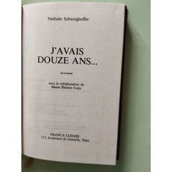J'avais douze ans…
