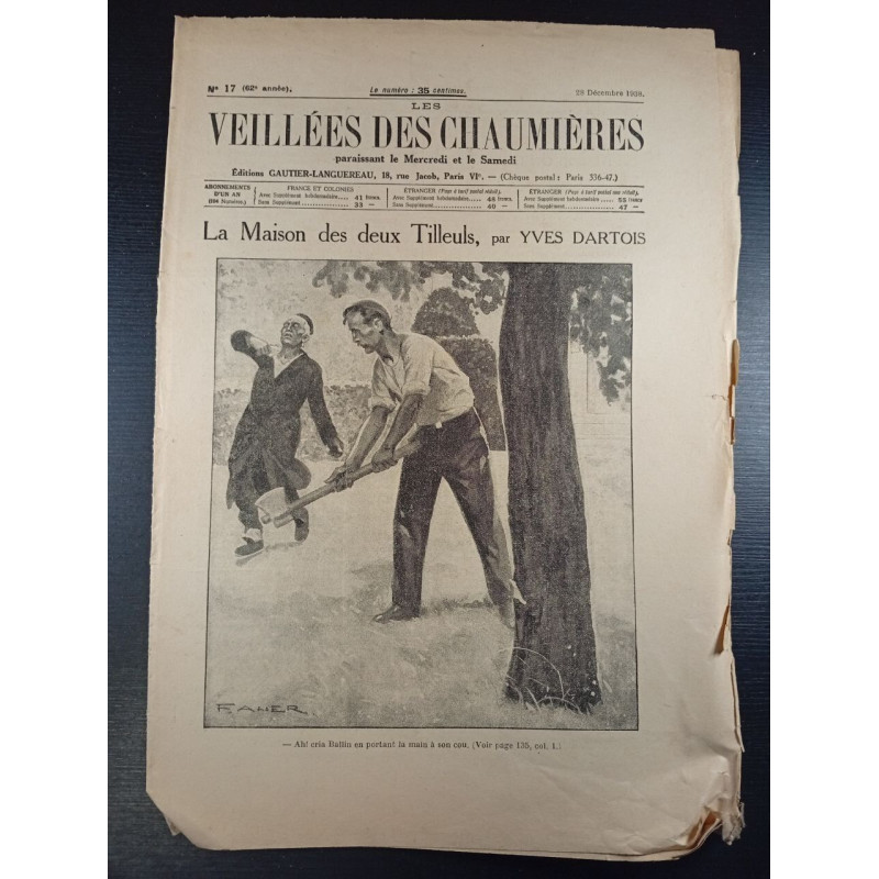 Les veillées des chaumières n°17 62 année