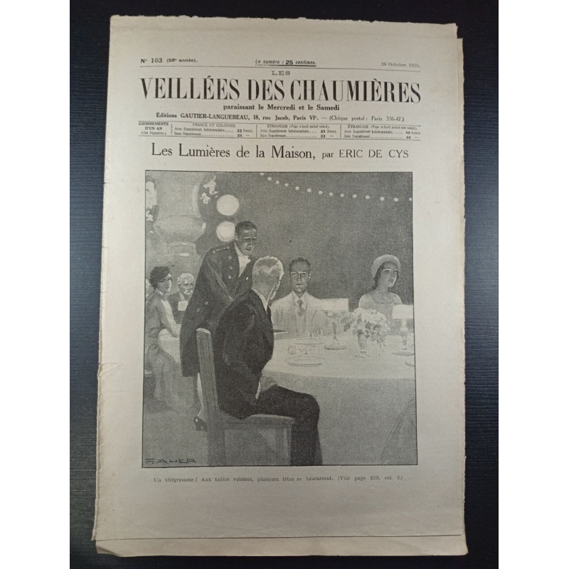 Les veillées des chaumières n°103 58 année