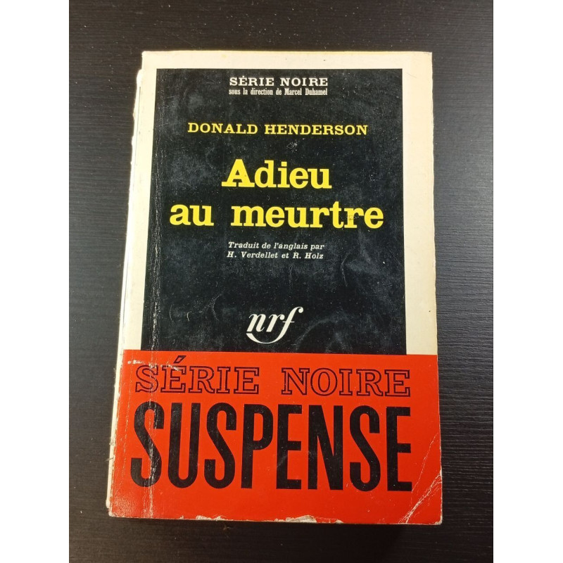 Adieu au meurtre