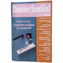 Dossier familial nº 112 - Novembre 1983