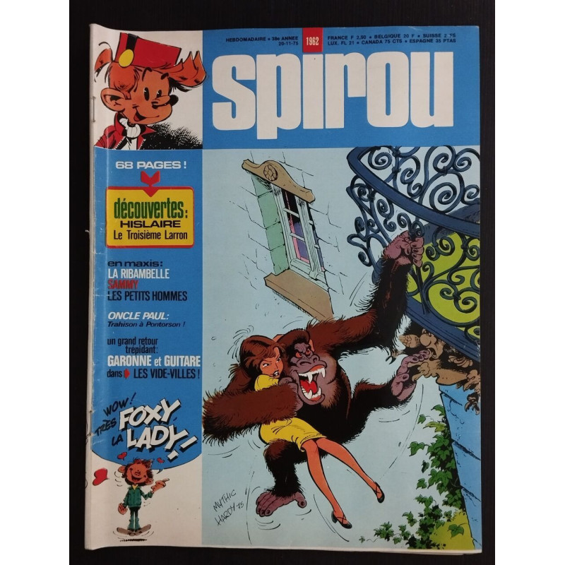 Revue Le Journal de Spirou N° 1962