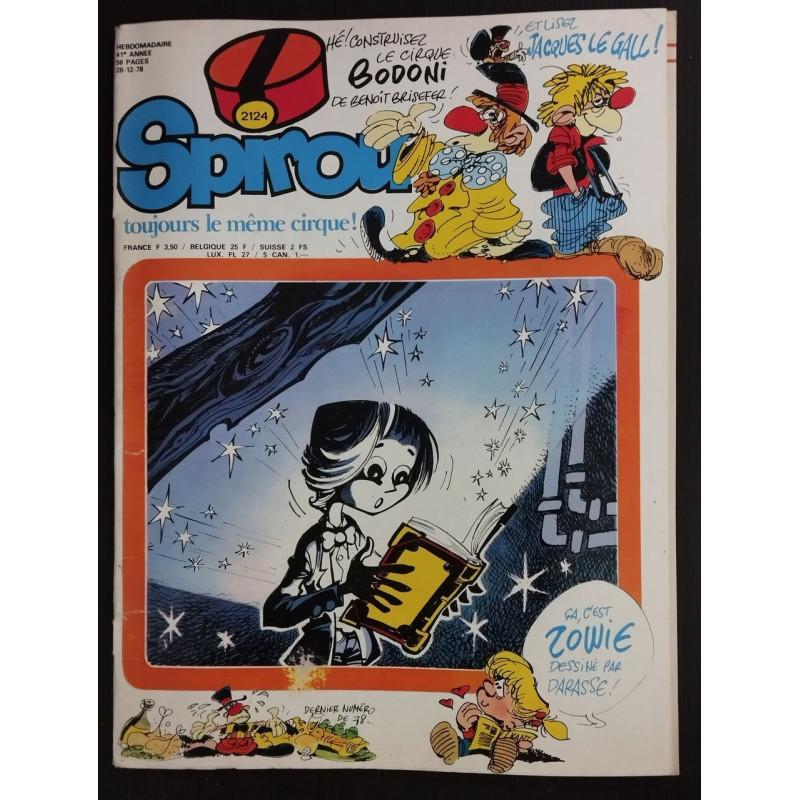 Revue Le Journal de Spirou N° 2124
