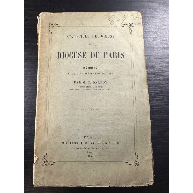 Statistique religieuse du diocèse de Paris