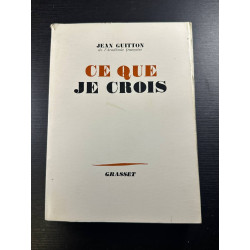 Ce que je crois