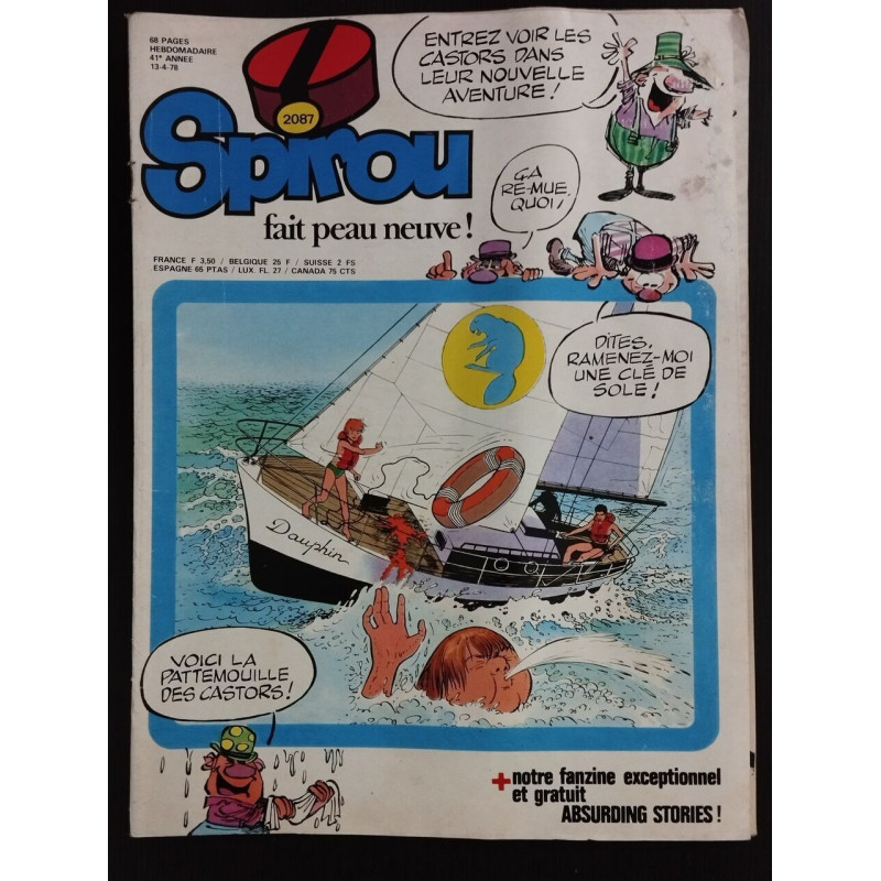 Revue Le Journal de Spirou N° 2087