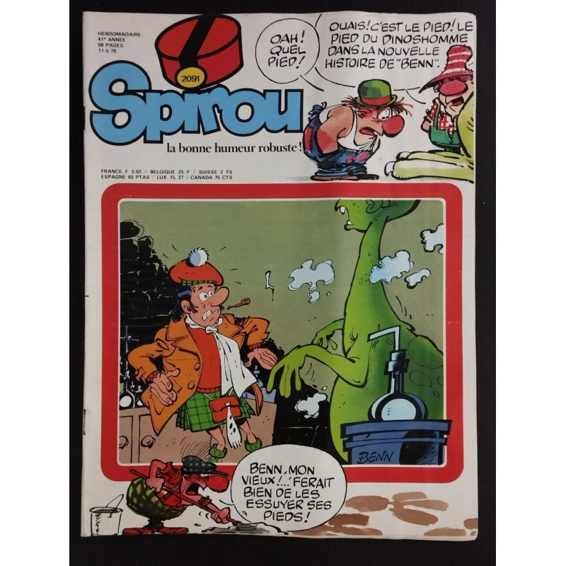 Revue Le Journal de Spirou N° 2091