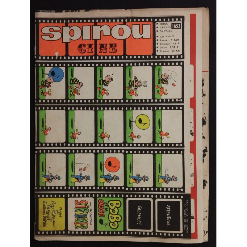 Revue Le Journal de Spirou N° 1653