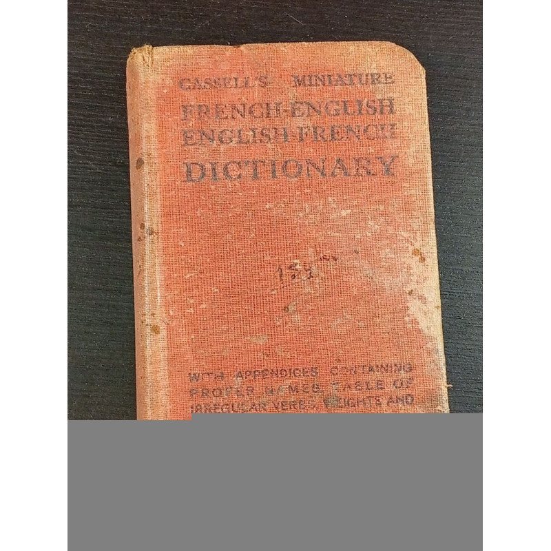 Cassell's Miniature French-English English-French Dictionary